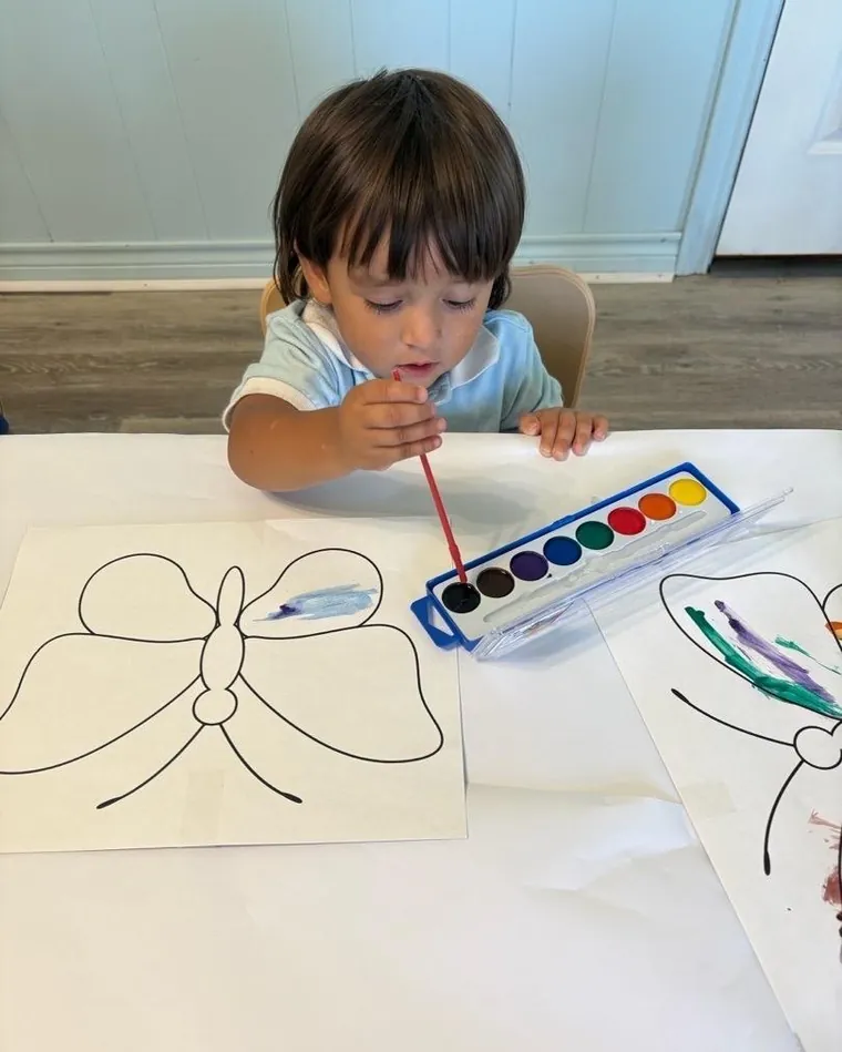 A Pre-K child at Bright Haven