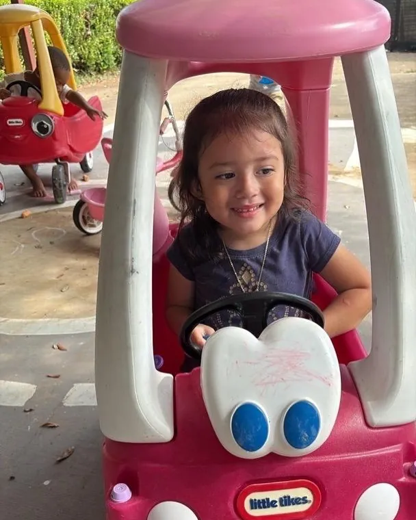 A toddler at Bright Haven